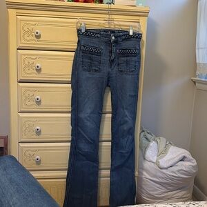 7 for all mankind flared leg jean